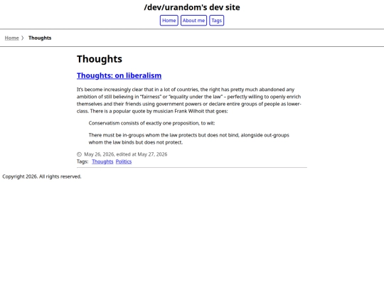 thoughts/page/1 screenshot