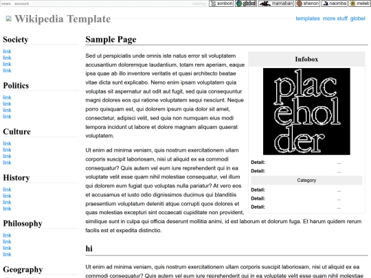 p/globel/templates/wikipedia screenshot