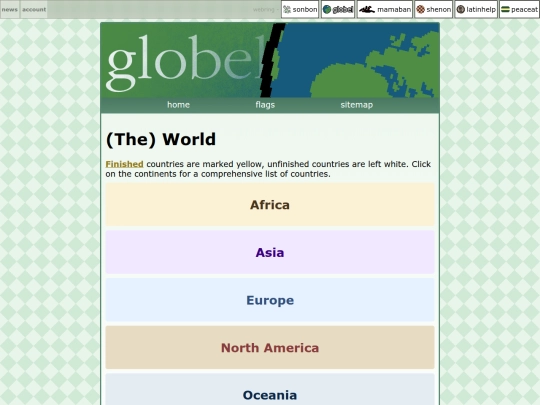 p/globel/world screenshot