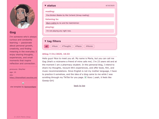 index screenshot