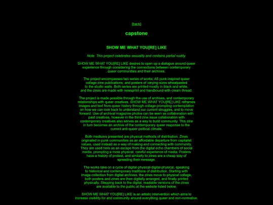 capstone screenshot