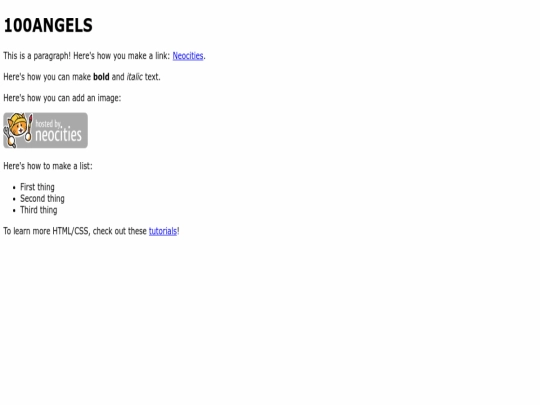 index screenshot