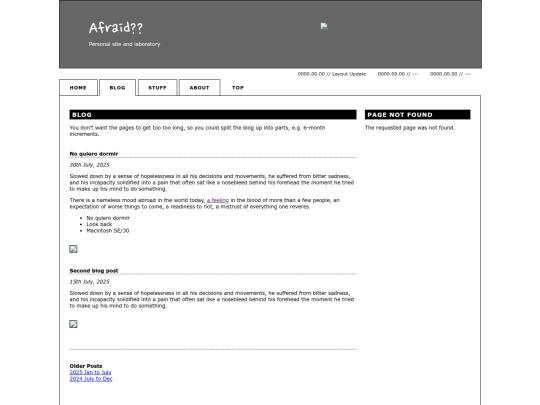 blog screenshot