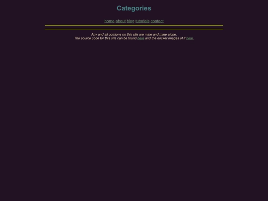 categories screenshot