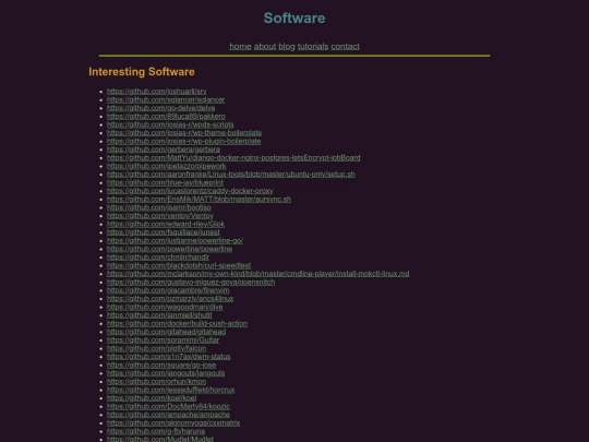 links/software screenshot