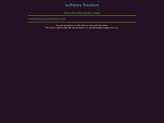 tags/software-freedom screenshot