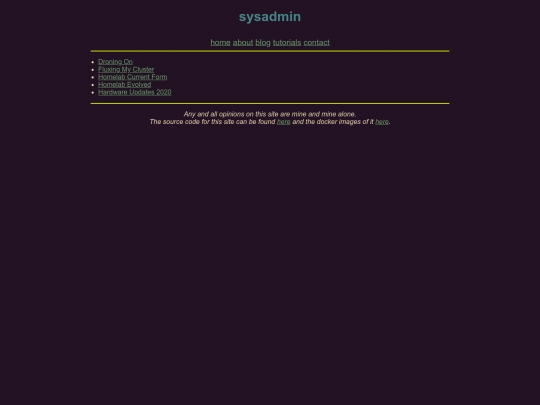 tags/sysadmin screenshot