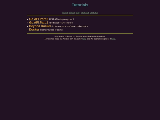 tutorials screenshot