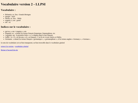LC/Version2-vocabulaire screenshot