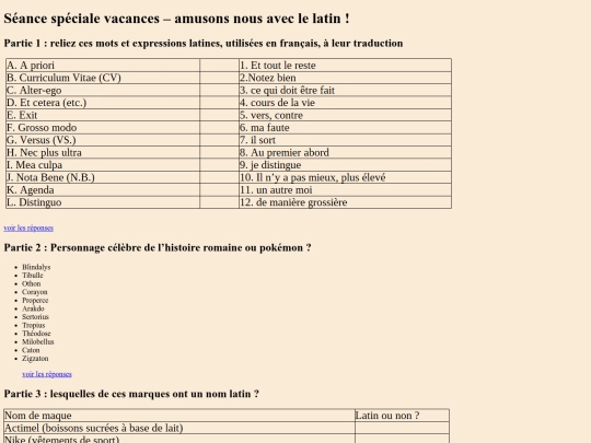 LC/culture latine/SV1 screenshot