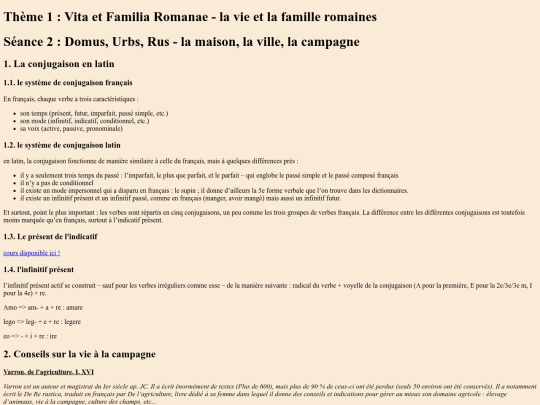 LC/culture latine/T1S2-DomUrbRus screenshot