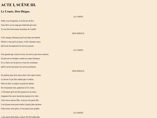 LM/Txt/Textes Le Cid Corneille /I3 screenshot