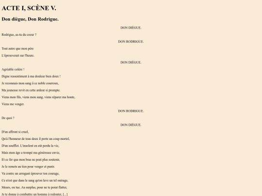 LM/Txt/Textes Le Cid Corneille /I5 screenshot