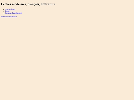 lettres_modernes screenshot