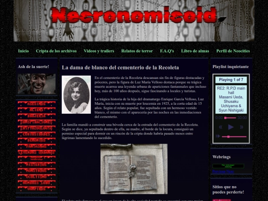 Posteos/dama_de_blanco_luz_maria screenshot