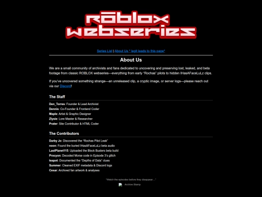 AboutUs screenshot