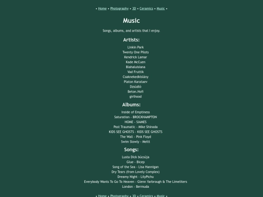 music screenshot