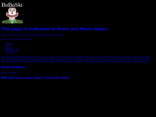 Music screenshot