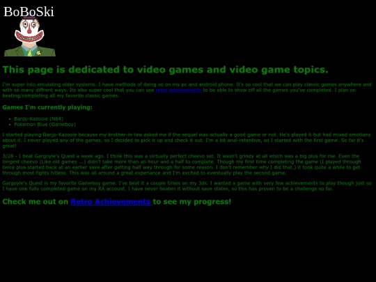 VideoGames screenshot