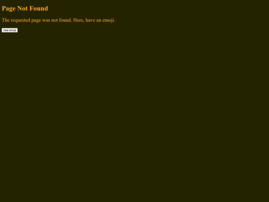 not_found screenshot