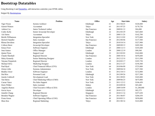 tabela screenshot