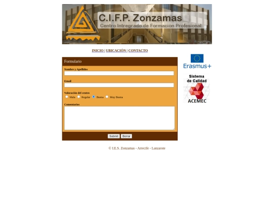 html/contacto screenshot