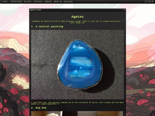 collections/agate screenshot