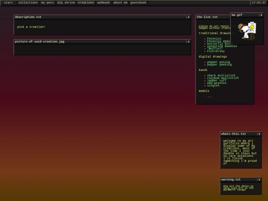 creations screenshot