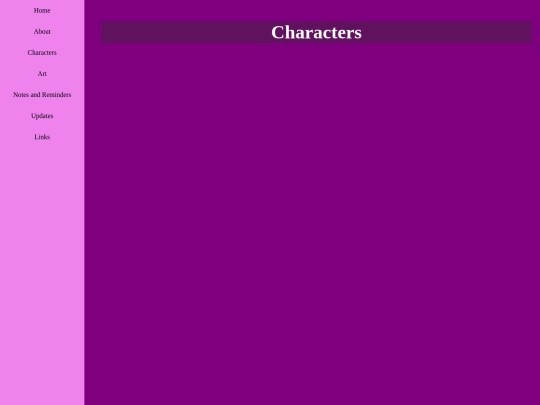pages/characters screenshot