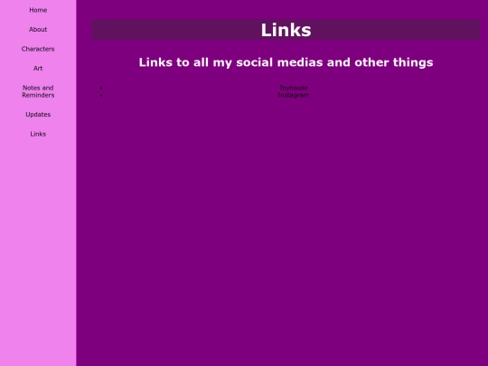 pages/links screenshot