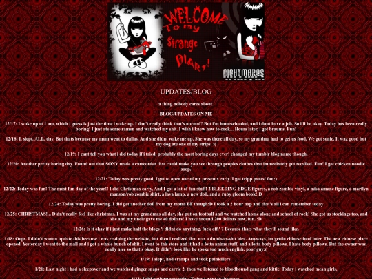 updatesblog screenshot