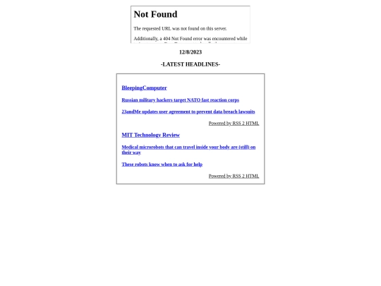 index screenshot