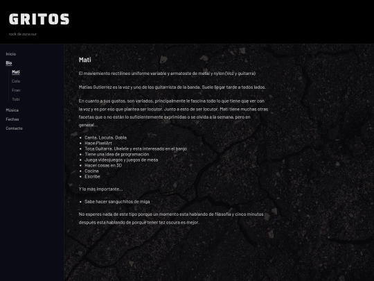 integrantes/mati screenshot