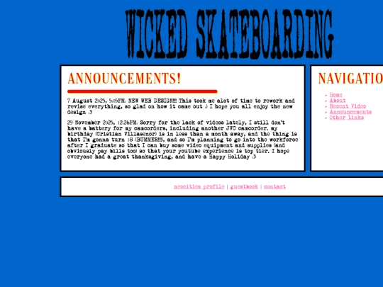 Announcements screenshot