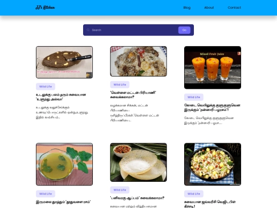 blog screenshot