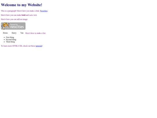 van screenshot