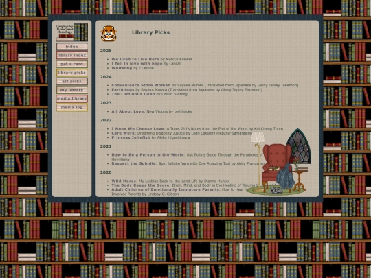 home/library/picks screenshot