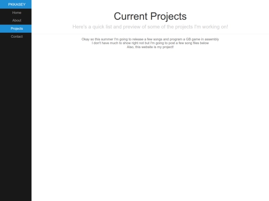 projects screenshot