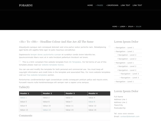 pages/sidebar-right screenshot