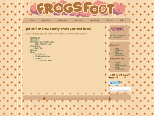 sitemap screenshot