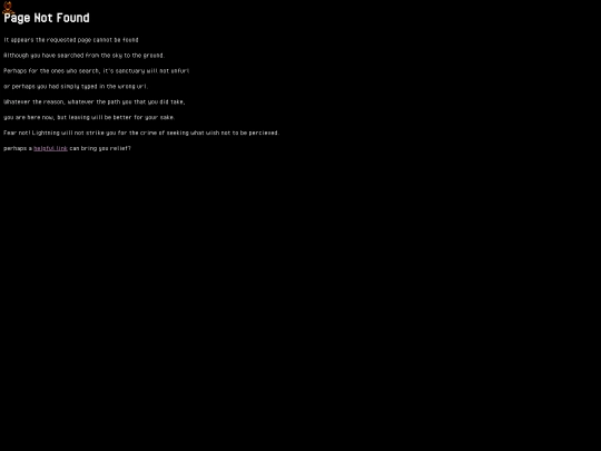 not_found screenshot