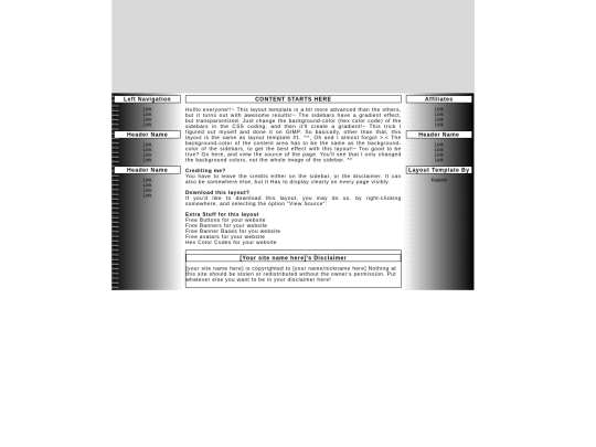 designs/template3 screenshot