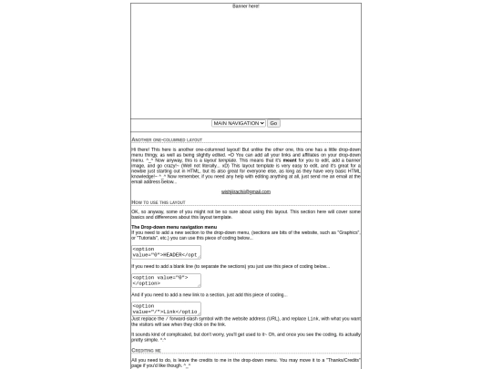 designs/template4 screenshot
