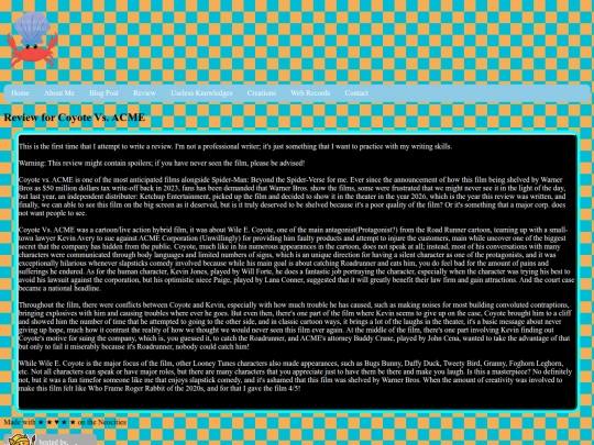 Post_pages/Review pages/Cvs.ACME screenshot