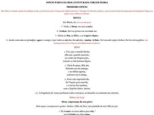 oficioparvo/sexta-primeiro-oficio screenshot