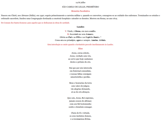propriosdossantos/hora/camilodelellis_laudes screenshot