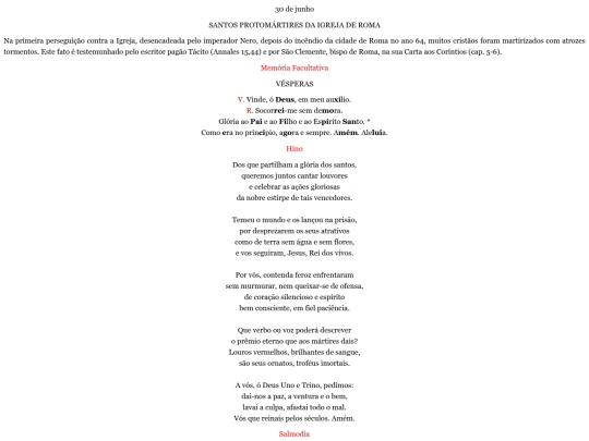 propriosdossantos/hora/protomartiresroma_vesperas screenshot
