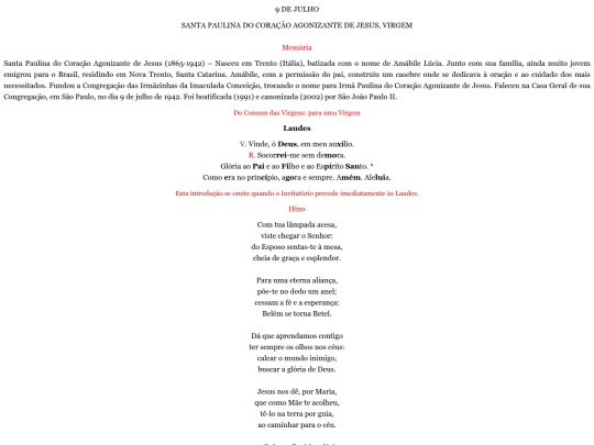 propriosdossantos/hora/santapaulina_laudes screenshot