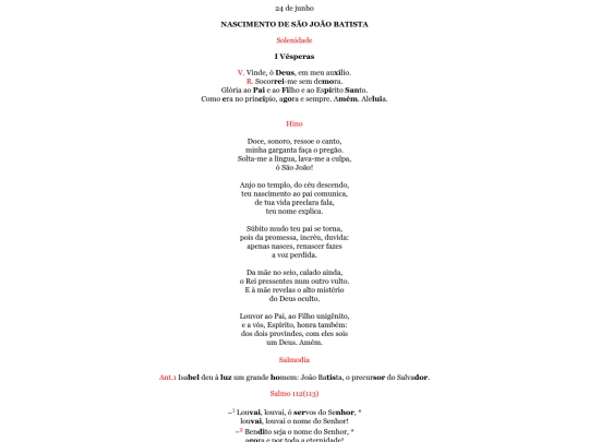 propriosdossantos/hora/saojoao_Ivesperas screenshot