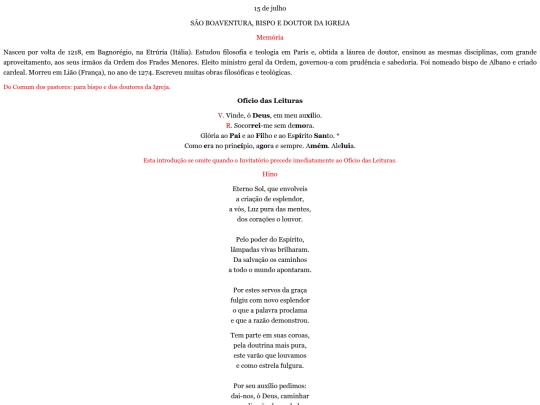 propriosdossantos/oficiodasleituras/saoboaventura screenshot